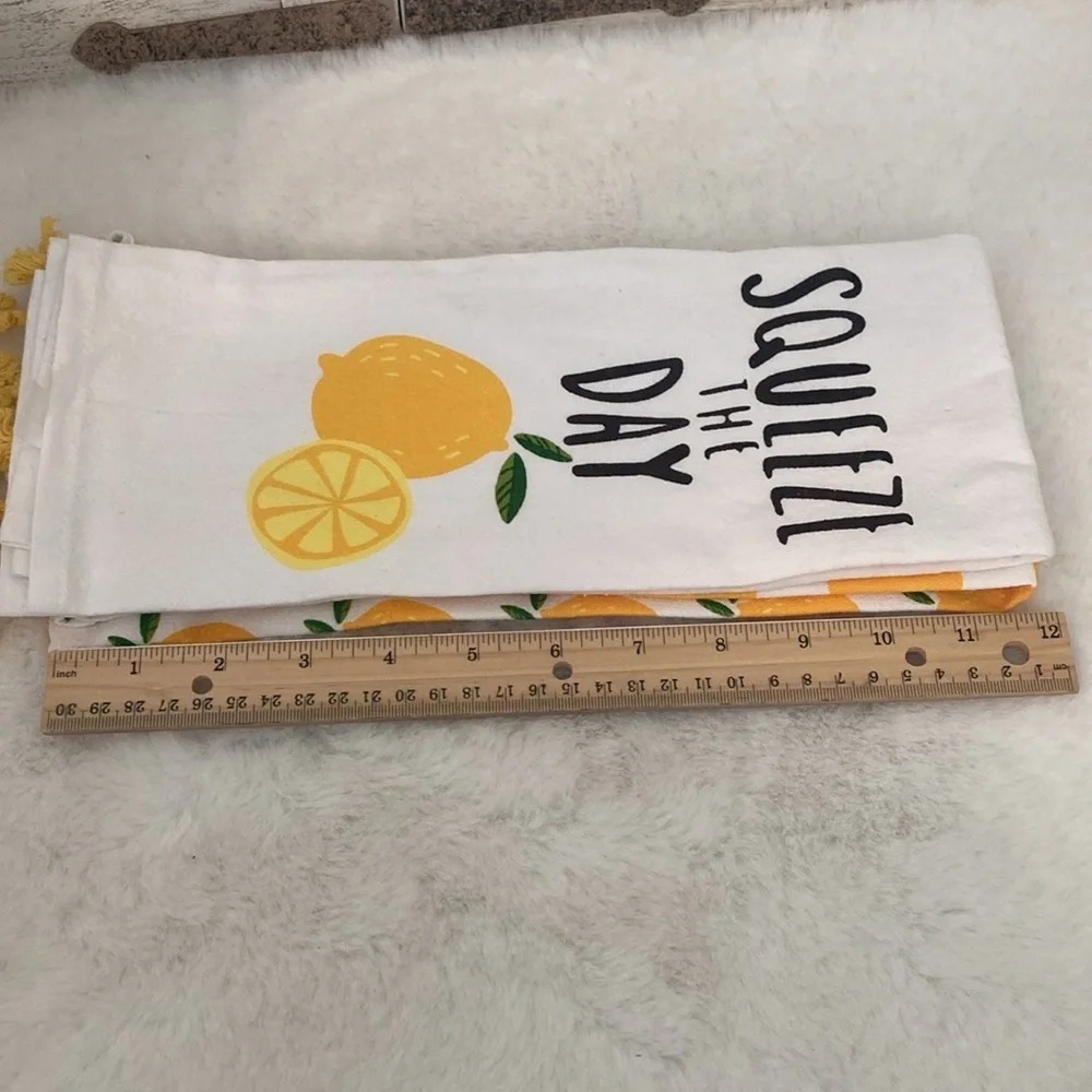 Target BP Squeeze The Day Lemon Kitchen Towels